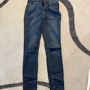 Paige Hoxton Ultra Skinny dark wash jeans